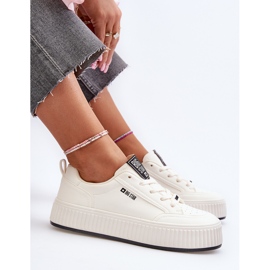 Tênis plataforma feminino Big Star NN274254 branco 1