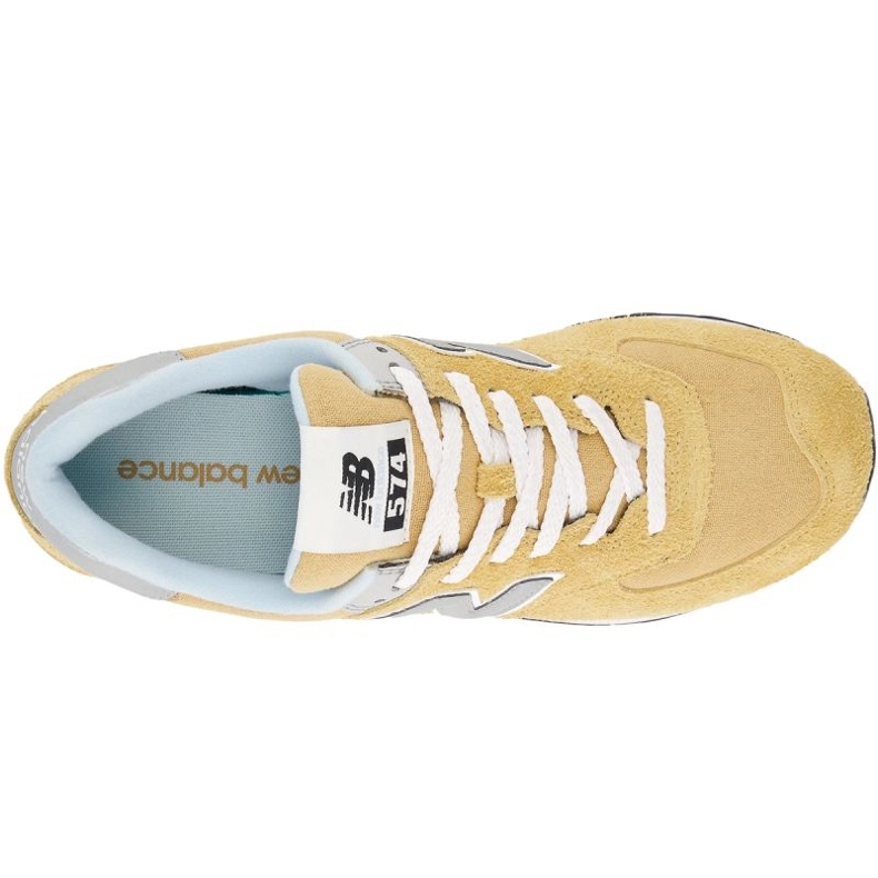 Tênis New Balance U U574PGW amarelo 1