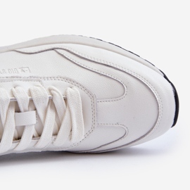 Tênis masculino de couro Big Star NN174288 branco 1