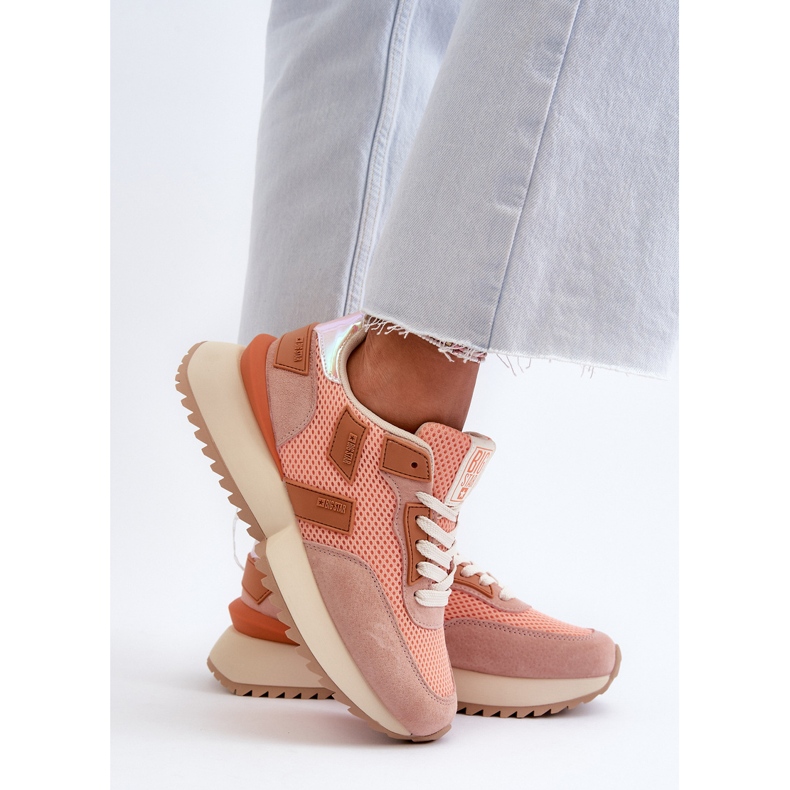 Tênis feminino Big Star NN274976 laranja 1