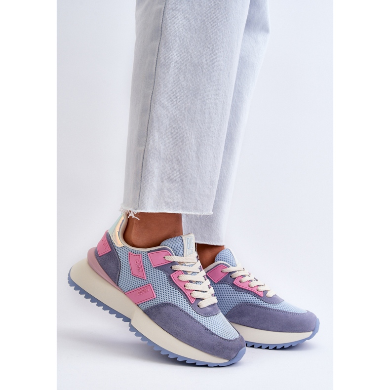 Tênis feminino Big Star NN274974 azul 2