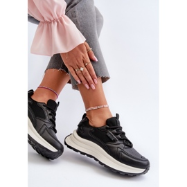 Tênis feminino HI-POLY System Big Star NN274A106 preto 2