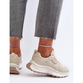 Tênis feminino HI-POLY System Big Star NN274A105 bege 1