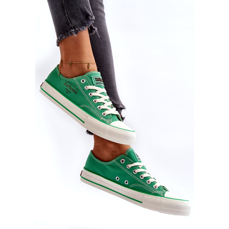 Tênis feminino Big Star NN274240 verde 1