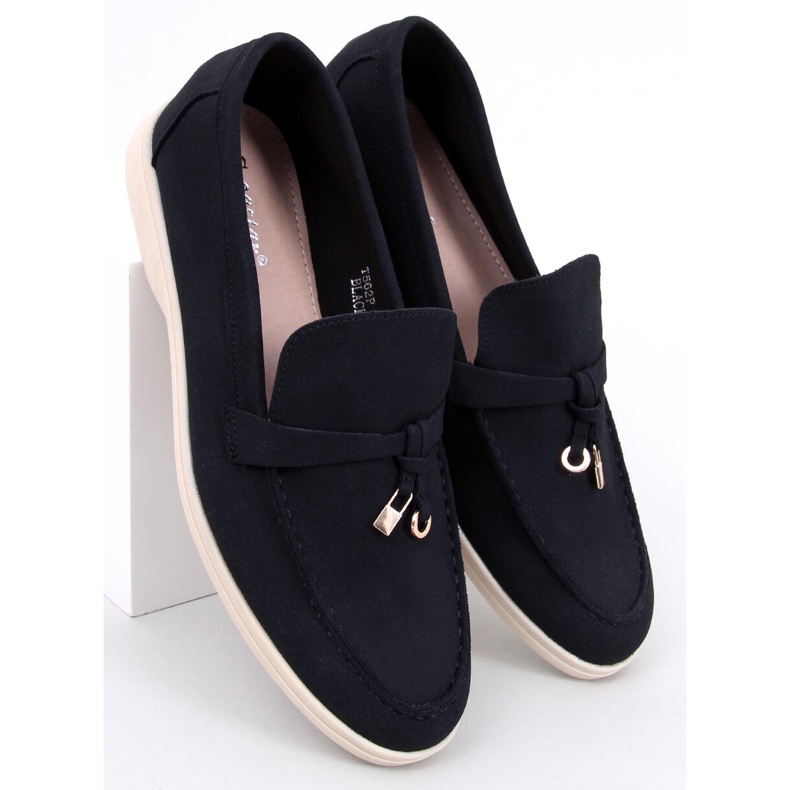 Mocassins de mulher Eunice Black preto 1