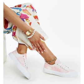 Tênis de tecido Jerina rosa 1