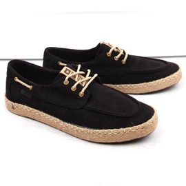 Sapatos de camurça preta Big Star INT1995A preto 1