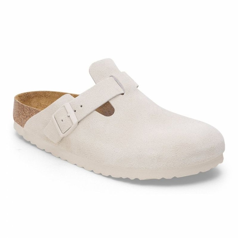Chinelos Birkenstock Boston 1024740 branco 1
