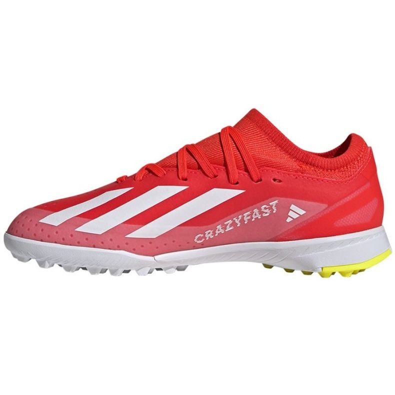Chuteiras Adidas X Crazyfast League Tf Jr IF0679 vermelho 1