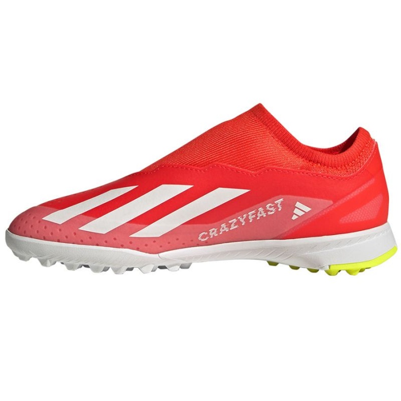 Chuteiras Adidas X Crazyfast League Ll Tf Jr IF0687 vermelho 1