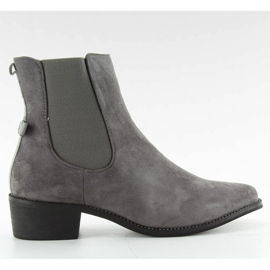 Botas Chelsea esguias com laço M270 Cinzento cinza 2