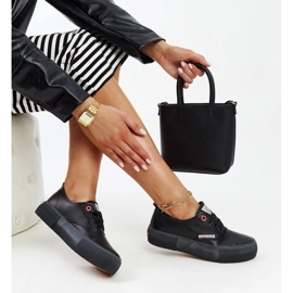 Tênis Cross Jeans femininos negros preto 1