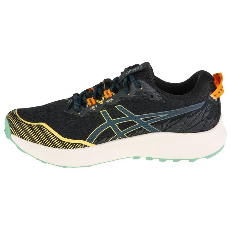 Tênis de corrida Asics Fuji Lite 4 M 1011B698-002 preto 1