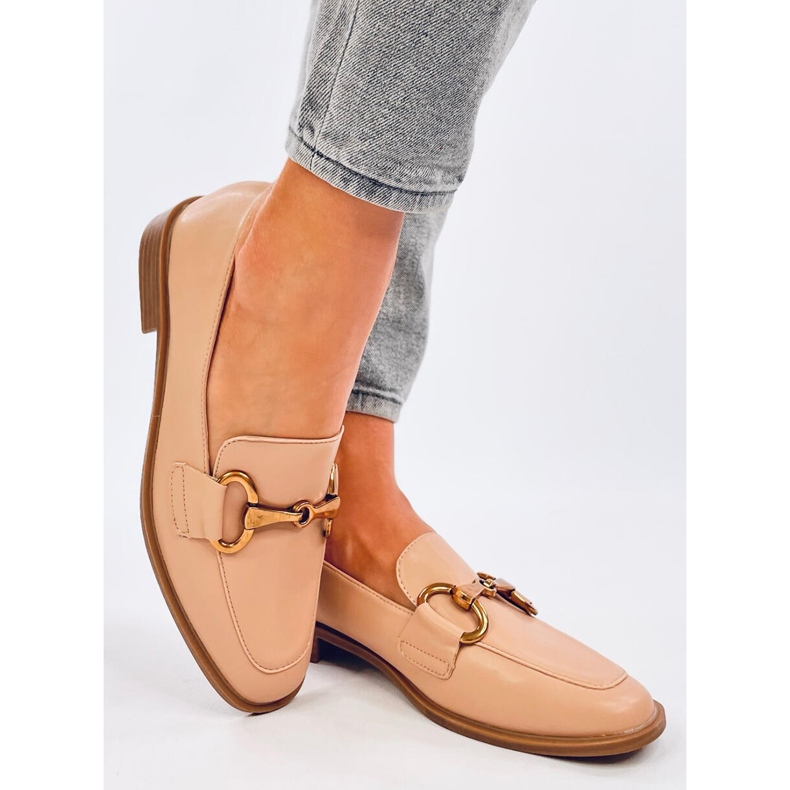 Mocassins Jonna Khaki para mulher bege 2