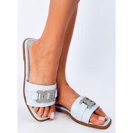 Seastar Slides de zircônia cúbica Mille Blue azul 2