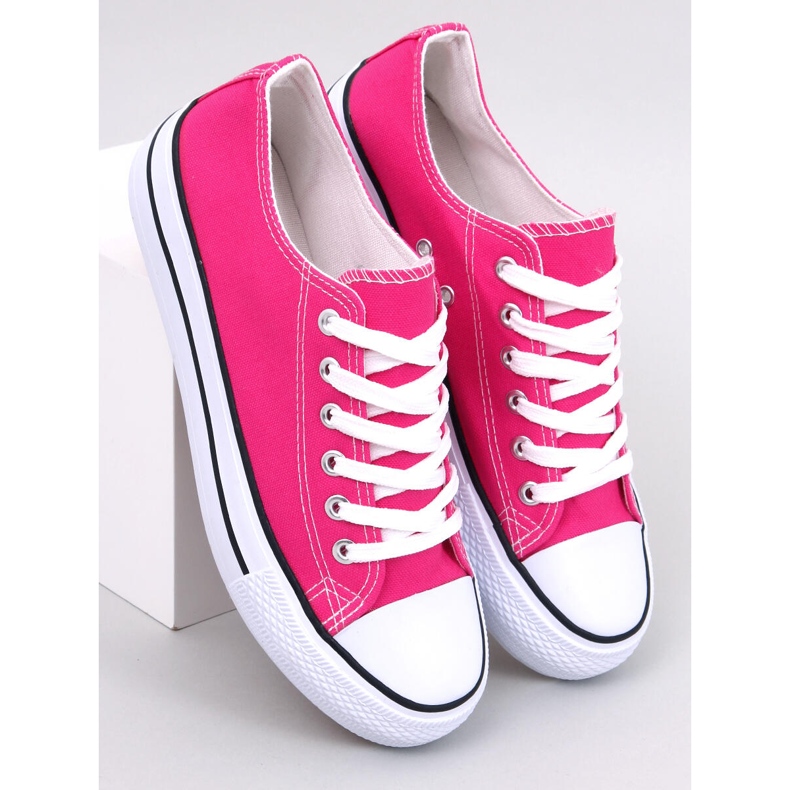Tênis clássico feminino Fargis Fuchsia rosa 1