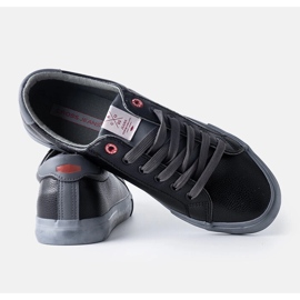 Tênis Cross Jeans masculino preto e cinza 1