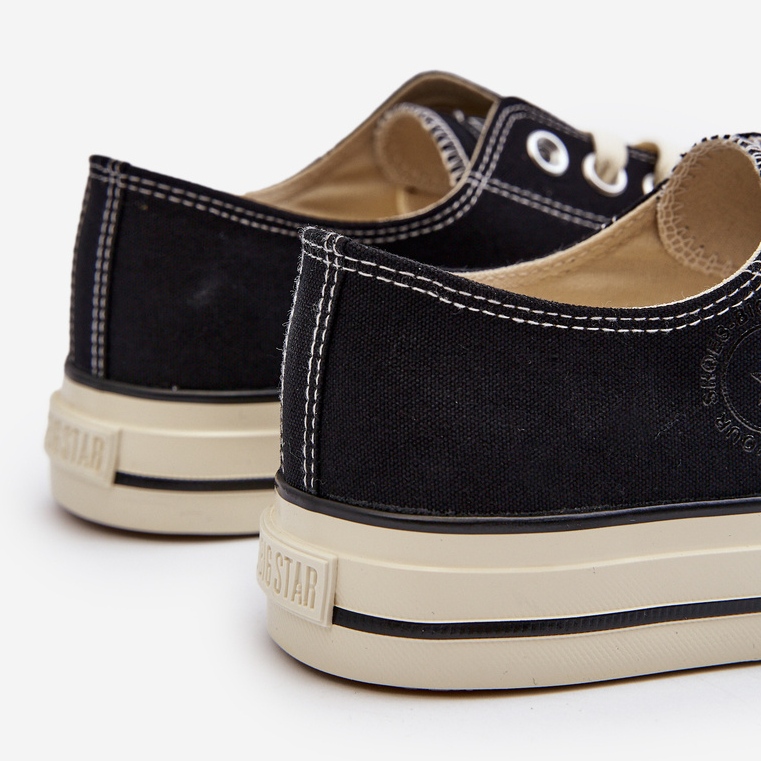 Tênis baixo masculino Big Star NN174099 preto 2