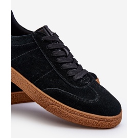 Tênis masculino de camurça Big Star NN174187 preto 2