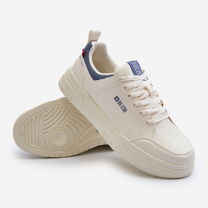 Tênis masculino Memory Foam System Big Star NN174150 Bege Claro 1