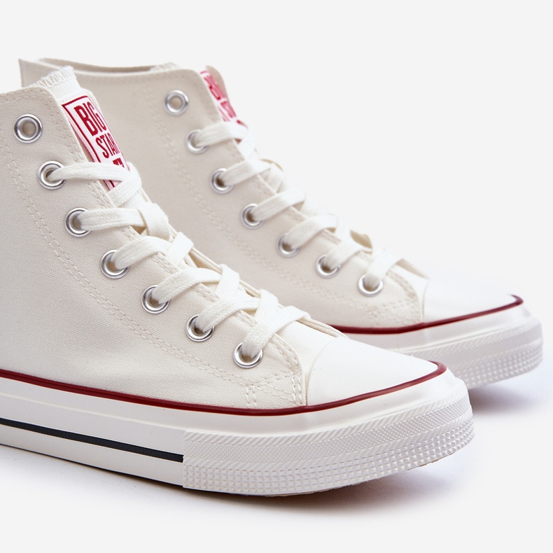 Tênis de cano alto masculino Big Star NN174104 branco 1