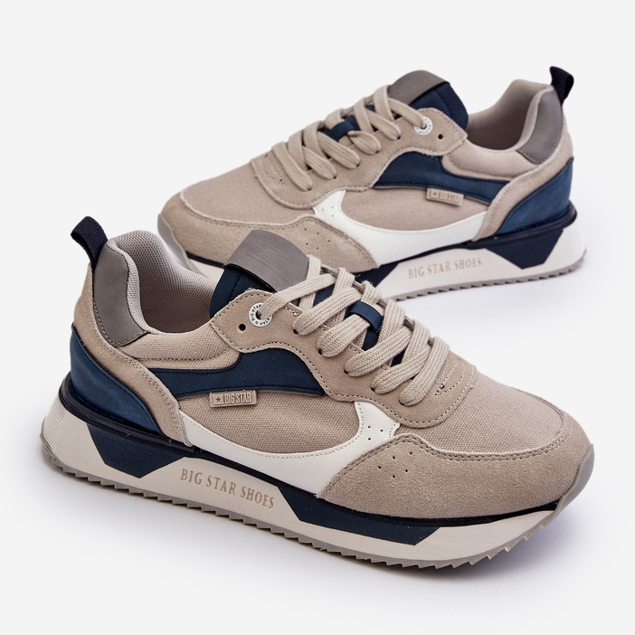 Tênis masculino Memory Foam System Big Star NN174348 cinza 1