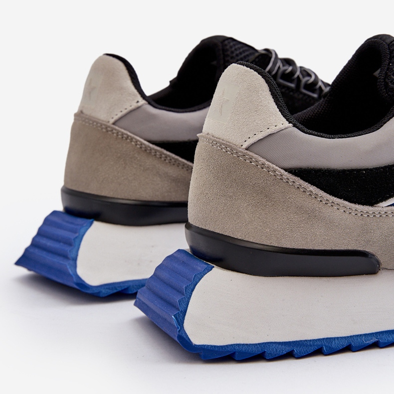 Tênis masculino Big Star NN174322 sistema de espuma viscoelástica marrom-preto 2