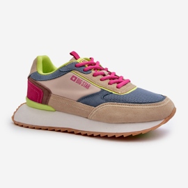 Tênis feminino Memory Foam System Big Star NN274692 multicolorido azul 1