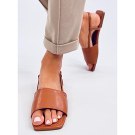 Sandálias femininas Dreys Camel marrom 1