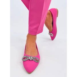 Sapatilhas com zircões Duvall Fuchsia rosa 1