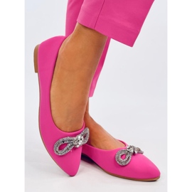 Sapatilhas com zircões Duvall Fuchsia rosa 2