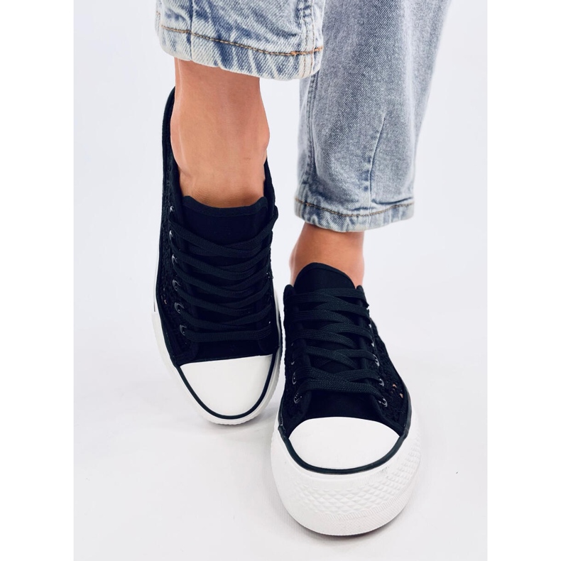 Ferrie Tênis de renda preto 1