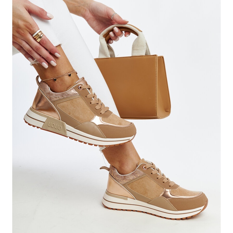 Tênis marrons na plataforma Kerttu castanho 1