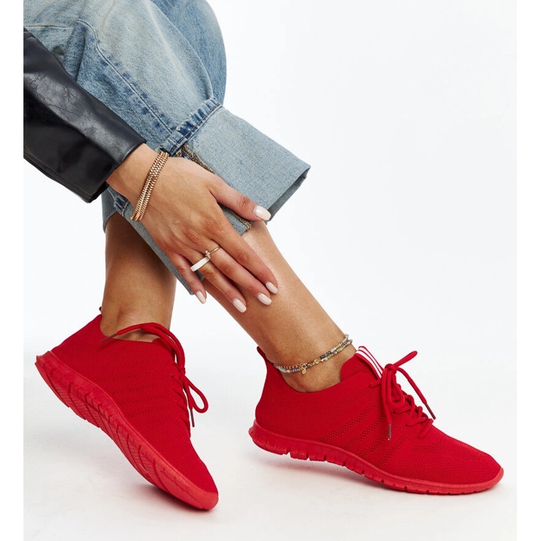 Tênis esportivos Shukornia vermelhos 1