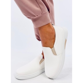 Tênis slip-on Alliot Branco/Bege 2 Tênis slip-on Alliot Branco/Bege 2