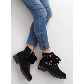 Botas elegantes com tachas CLS-30 Preto 1 Botas elegantes com tachas CLS-30 Preto 1