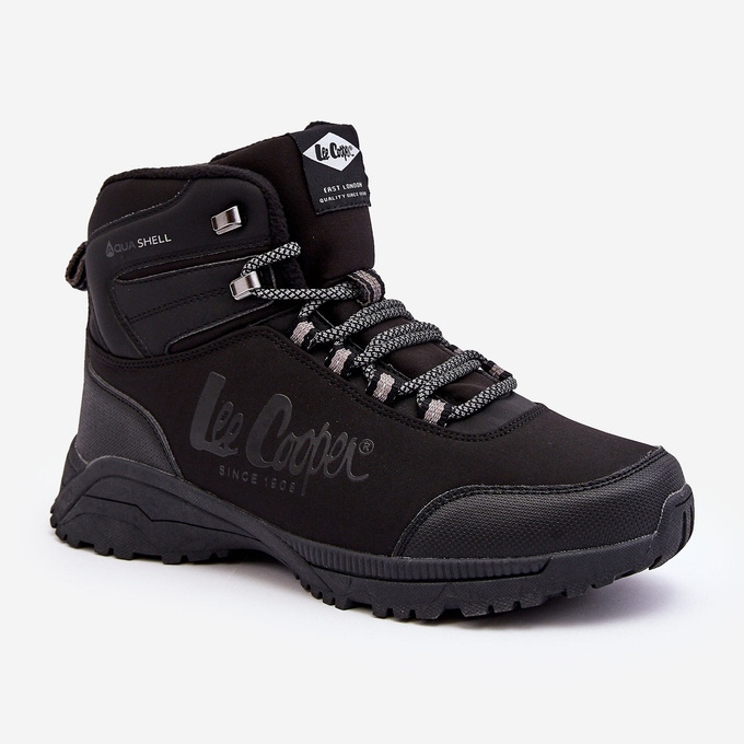 Sapatos de trekking isolados masculinos Lee Cooper LCJ-22-01-1404M pretos 1