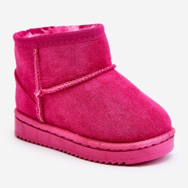 Botas de neve isoladas para crianças Fúcsia Gooby rosa 1