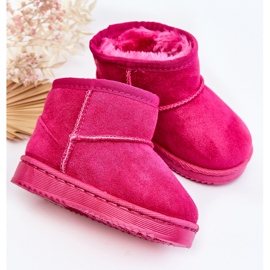 Botas de neve isoladas para crianças Fúcsia Gooby rosa 2