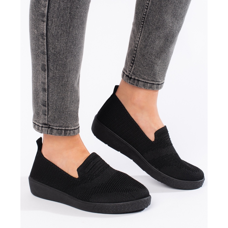 Tênis slip-on preto 2