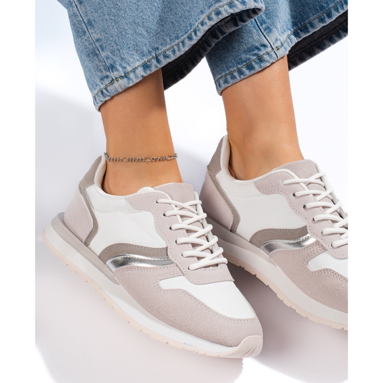 Sapatos esportivos femininos branco 2