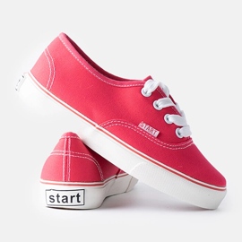 Tênis infantil rosa escuro da Costrana 1