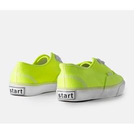 Tênis Costrana infantil amarelo 1