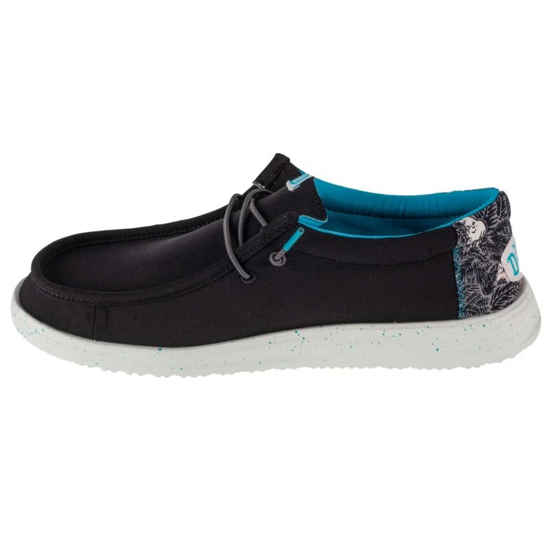 Hey Dude Ei cara Wally H2O Tropical M 40702-0FF sapatos preto 1