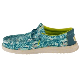 Hey Dude Ei cara Wally H2O Tropical M 40702-4OR sapatos azul 1