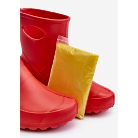 Botas de impermeabilização femininas Lemigo Garden 752 vermelho 1