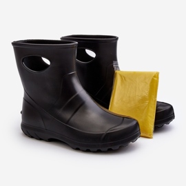 Botas impermeáveis ​​femininas LEMIGO Garden 752 pretas preto 1