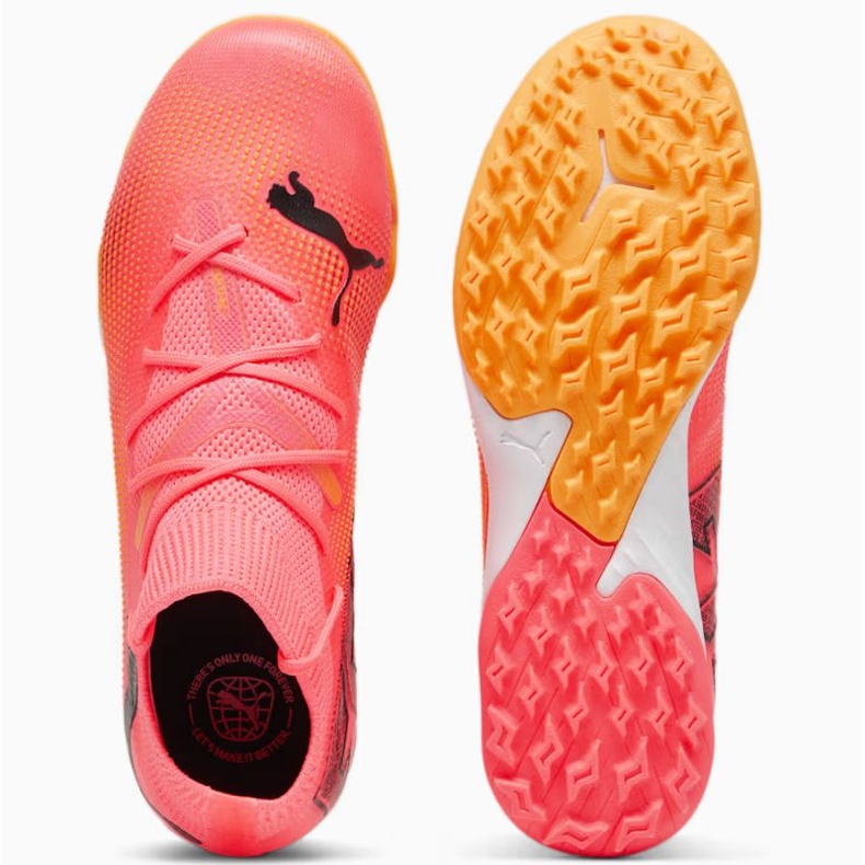 Chuteiras Puma Future 7 Match Tt + Mid Jr 107731-03 rosa 1