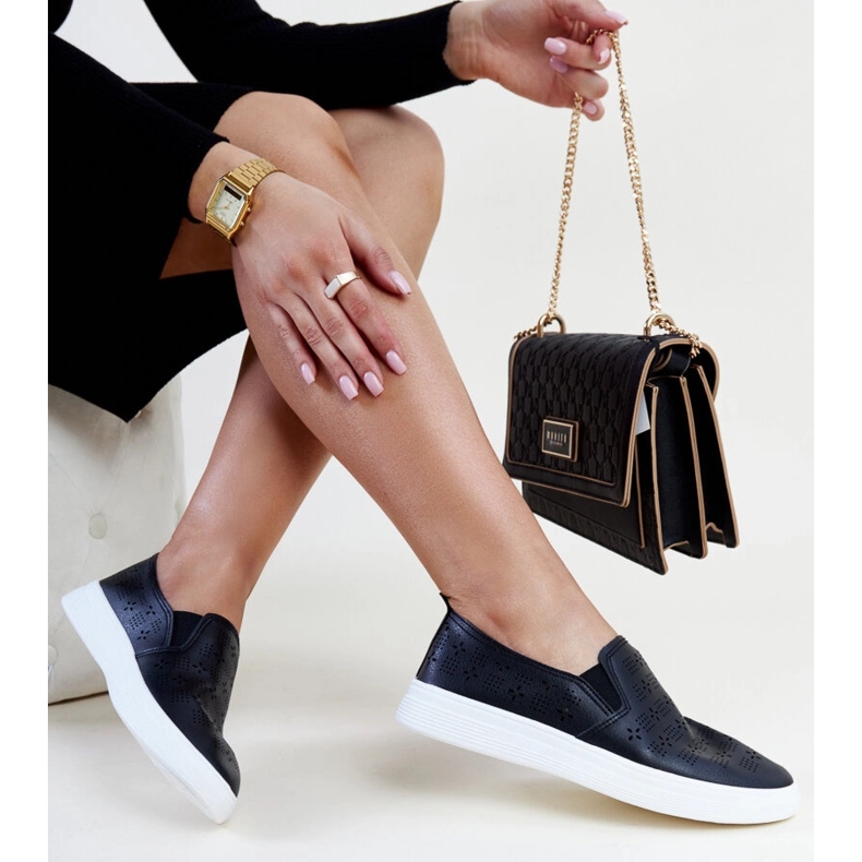 Tênis slip-on Hilal preto 1