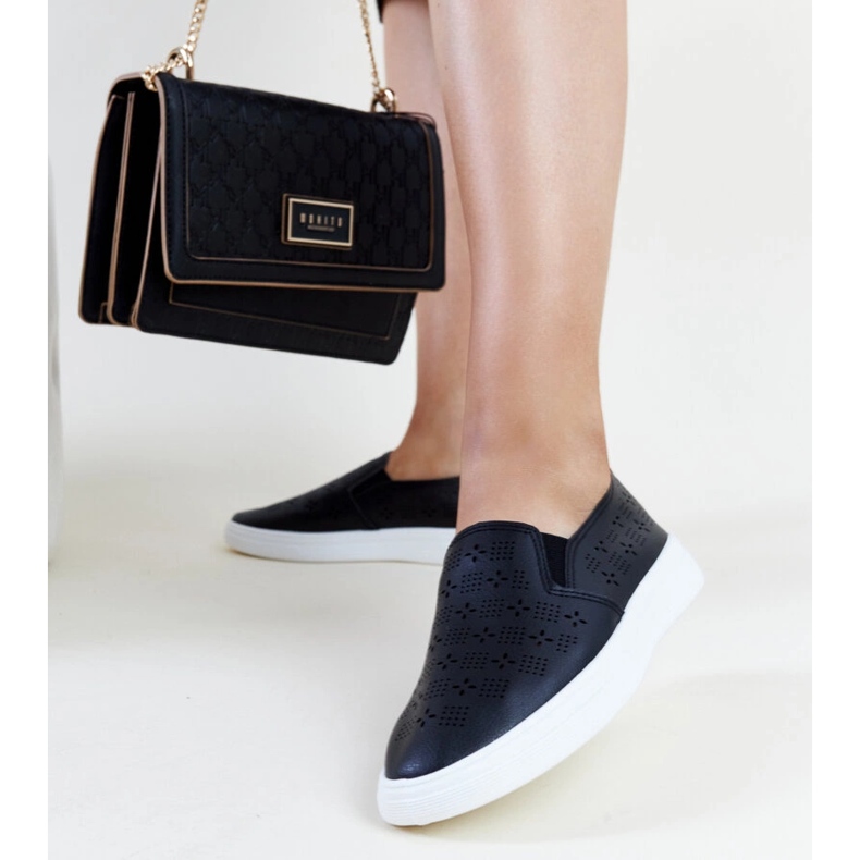 Tênis slip-on Hilal preto 2